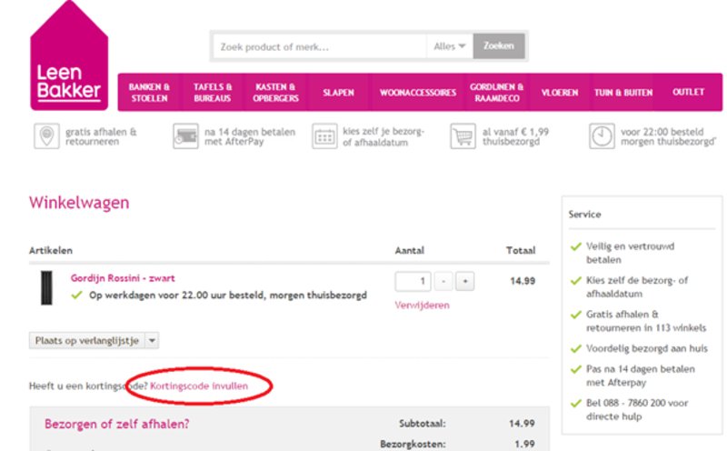 Auroch Bank Visser Kortingscode LeenBakker 30% korting +10% op alles | dr-discount.nl