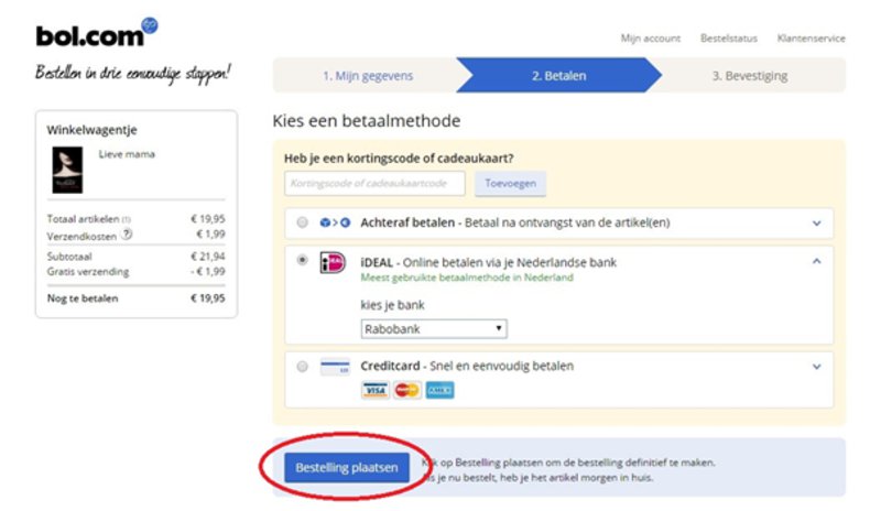 Bol.com €15 20% extra SALE Check 22 geleden